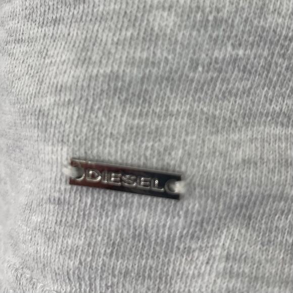 Diesel Girls Grey Sequin Logo Romper One-Piece Shorts Size Large 12 Short Sleeve - Picture 9 of 10